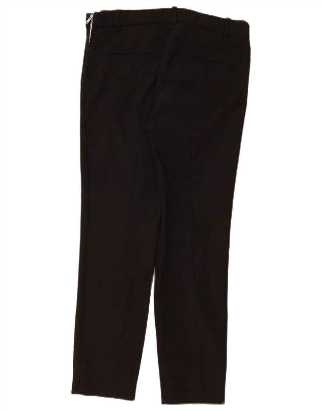 Zara Womens Slim Casual Trousers Small W27 L26 Black