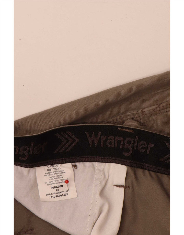 Wrangler Mens Cargo Shorts XL W42 Grey Cotton