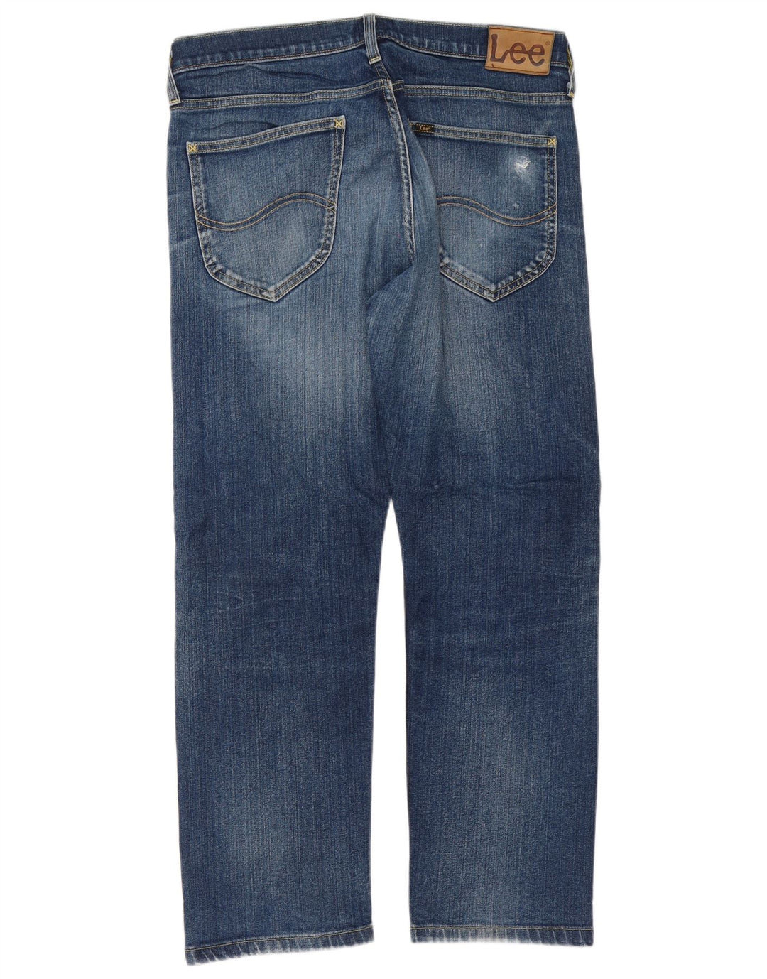 Lee Mens Blake Straight Jeans W34 L28 Plavi pamuk
