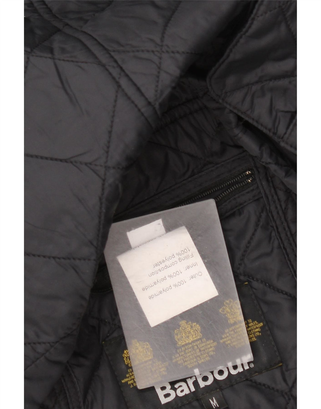 Ανδρικό καπιτονέ μπουφάν Barbour UK 38 Medium Navy Blue Polyamide