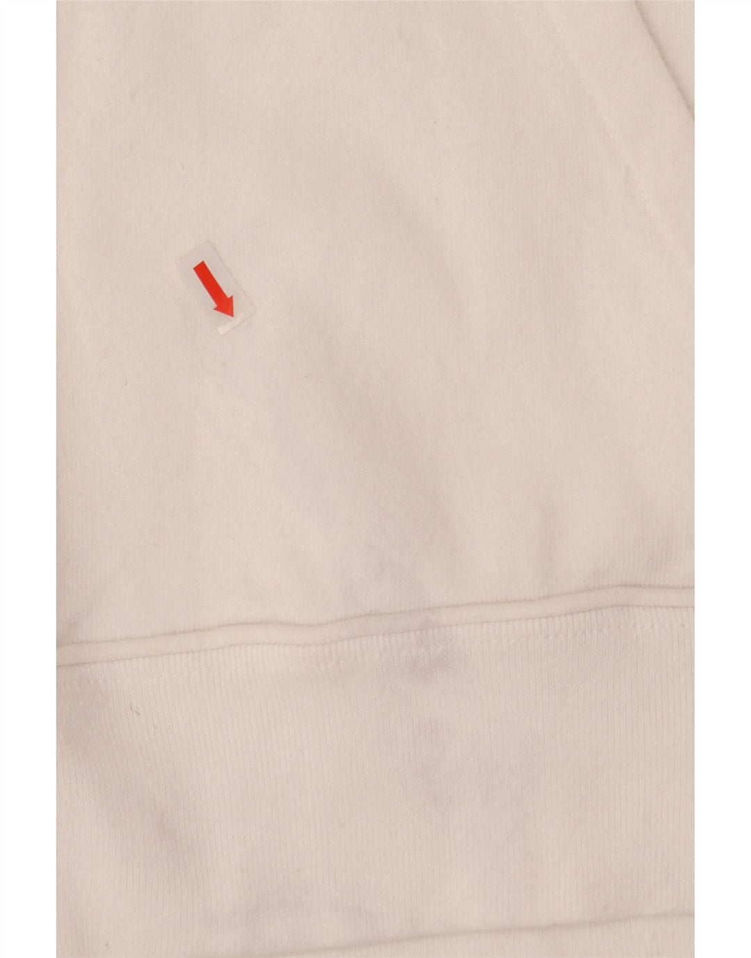 LEVI'S Mens Graphic Hoodie Jumper Medium White Cotton Vintage Levi's and Second-Hand Levi's from Messina Hembry 