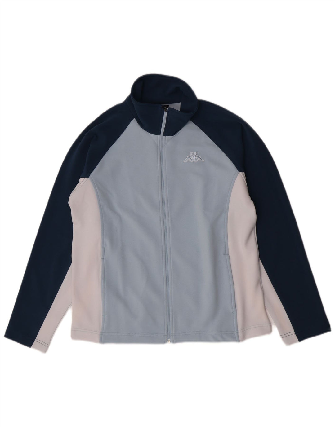 Kappa Γυναικεία αθλητική φόρμα Top Jacket UK 16 Large Blue Colourblock Polyester