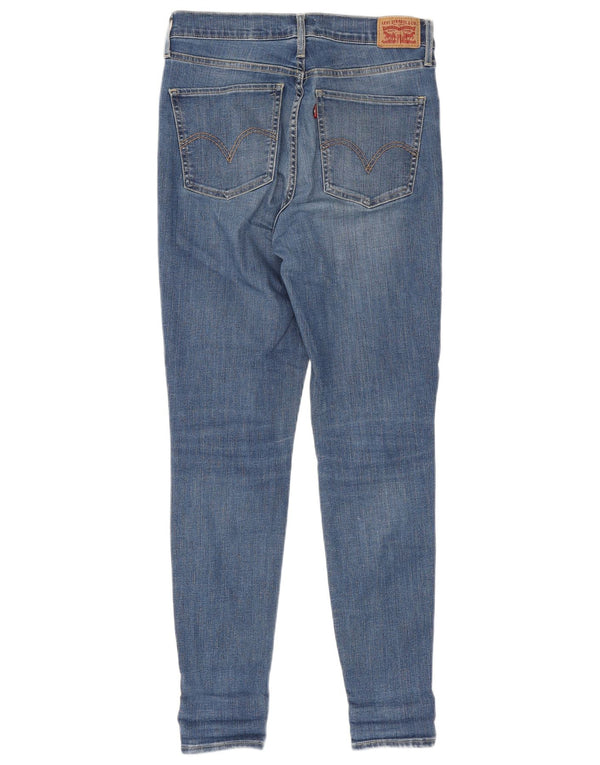 Levi's Womens Mile High Super Skinny Jeans W30 L29 Blue Cotton