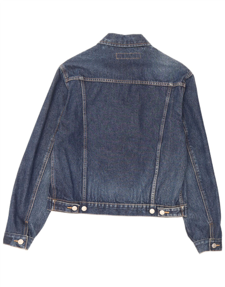 Giacca di jeans da donna WPM UK 14 cotone blu navy medio