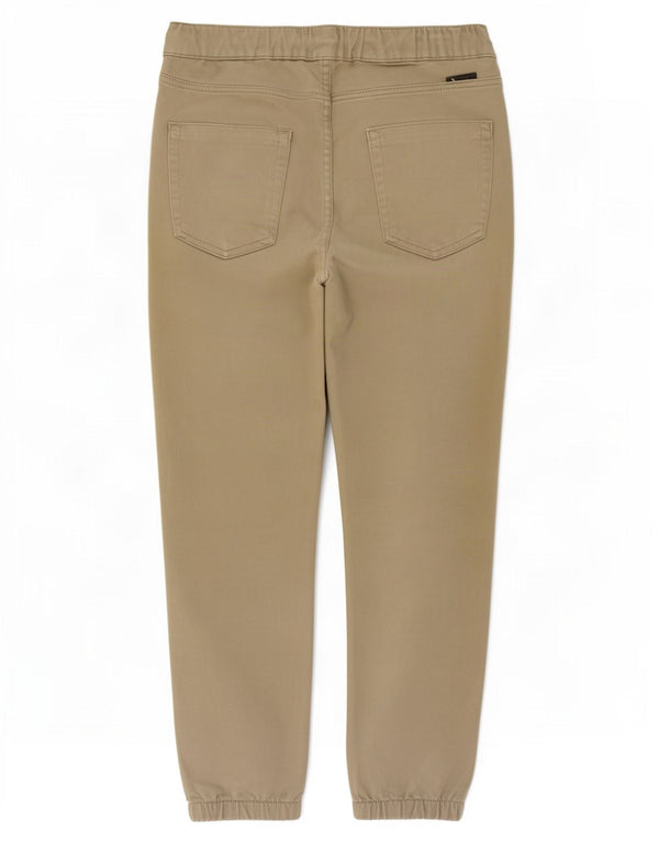 Zara Herren Jogger Chino Hose EU 40 Medium W31 L27 Khaki Baumwolle