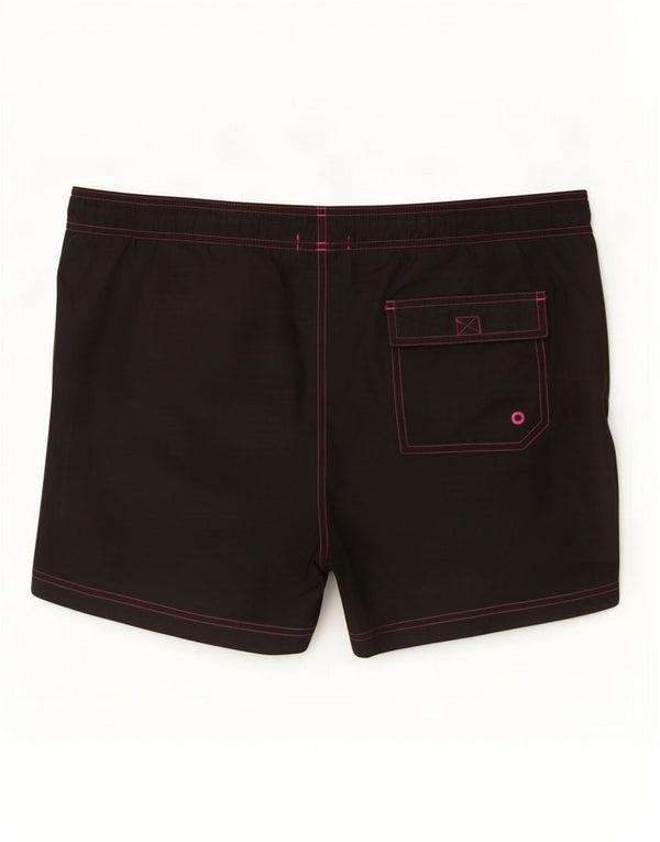 Pantaloncini da bagno grafici da donna Calvin Klein UK 18 XL neri