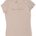 Armani Exchange Womens Grafisk T-Shirt Top UK 10 Small White
