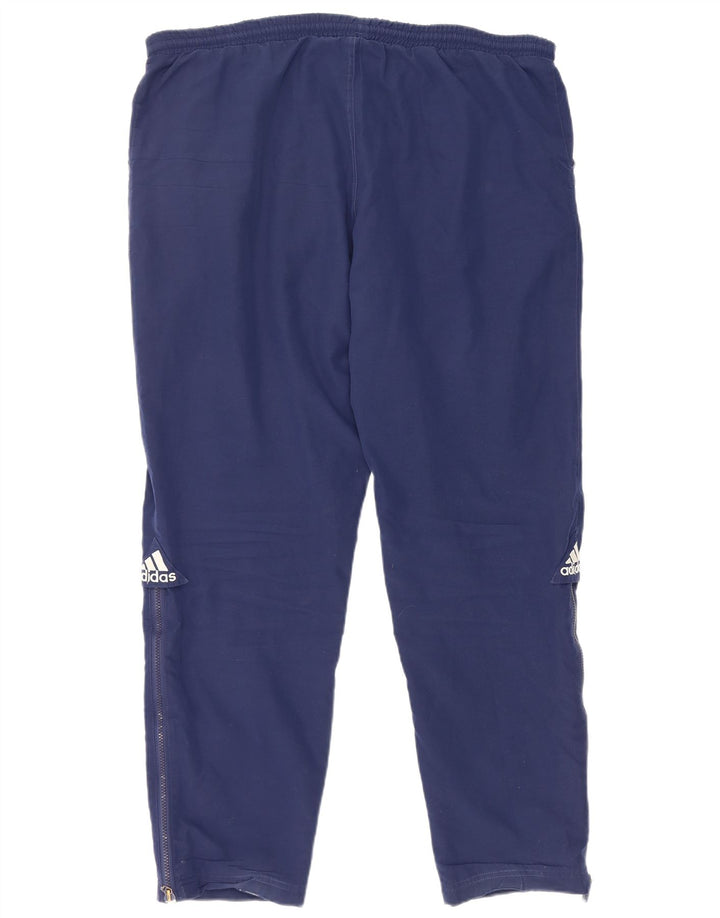 Adidas Mens Tracksuit Trousers XL  Navy Blue Polyester