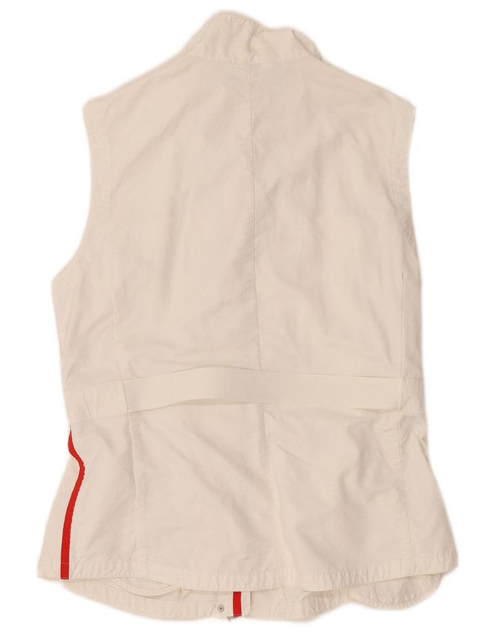 Escada Womens Gilet EU 42 Large White