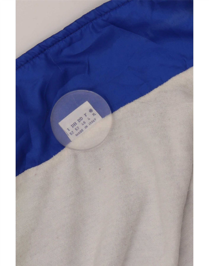 Trening pentru bărbați Vintage Top Jachetă XL, poliester geometric, albastru