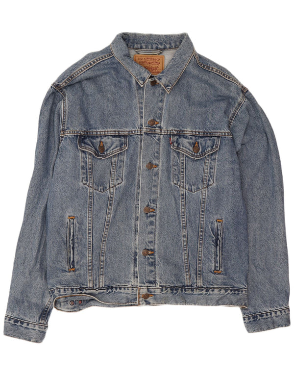 Ανδρικό τζιν μπουφάν Levi's UK 40 μεγάλο μπλε βαμβακερό