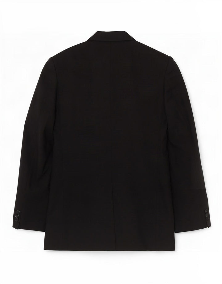 Jaqueta blazer masculina de 3 botões Marks & Spencer Reino Unido 38 lã preta média