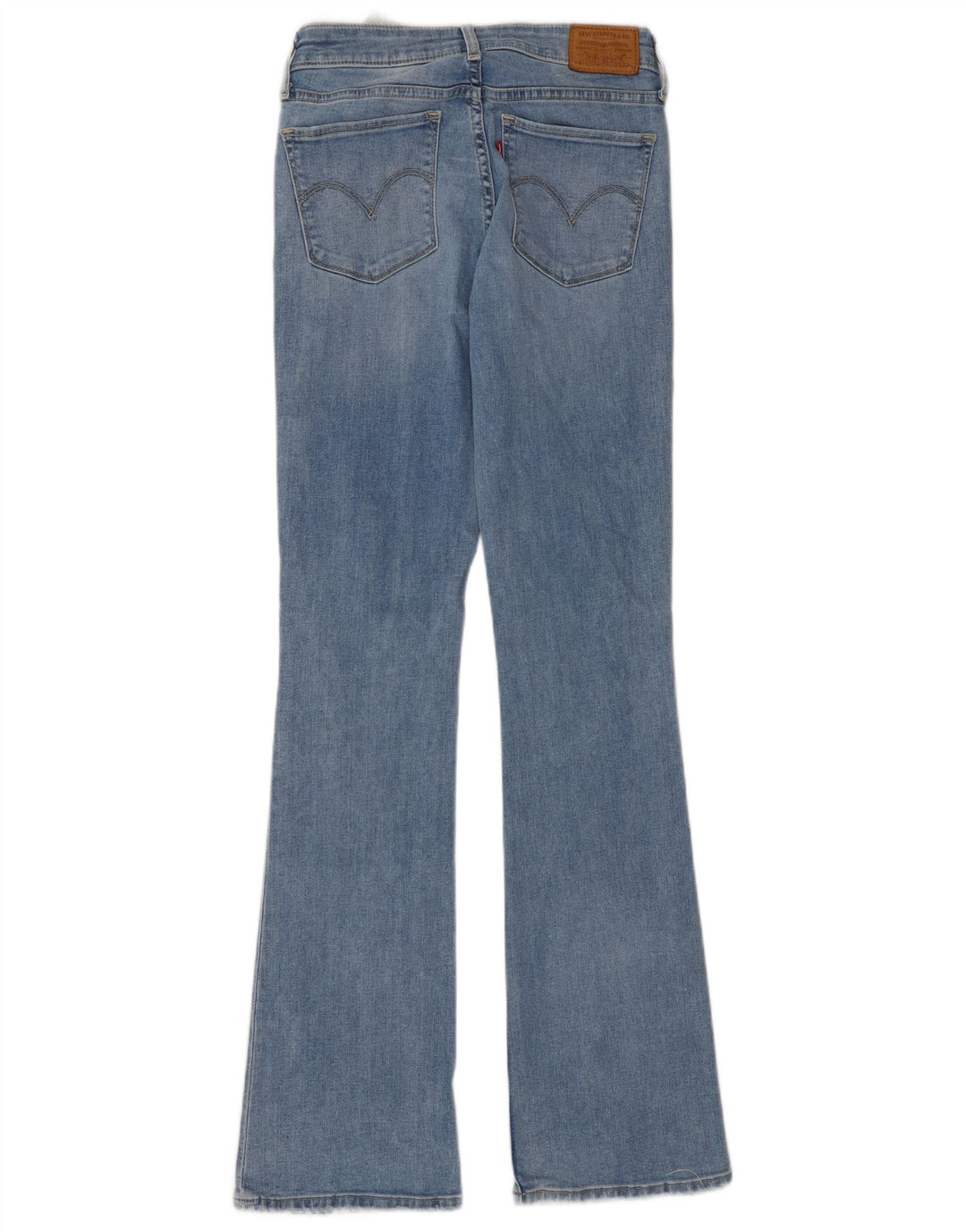 Levi's Womens 715 Bootcut Jeans W26 L32 Blue Cotton