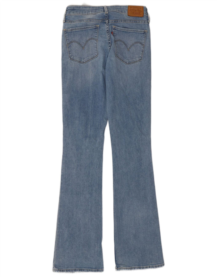 Levi's Womens 715 Bootcut Jeans W26 L32 Blue Cotton