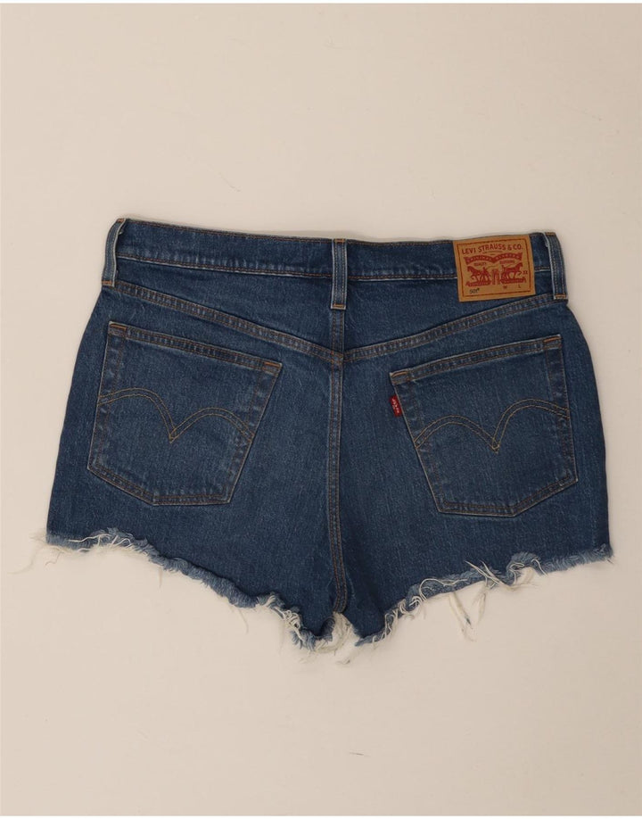Levi's Womens 501 denimshorts W29 Medium Blue Bomuld