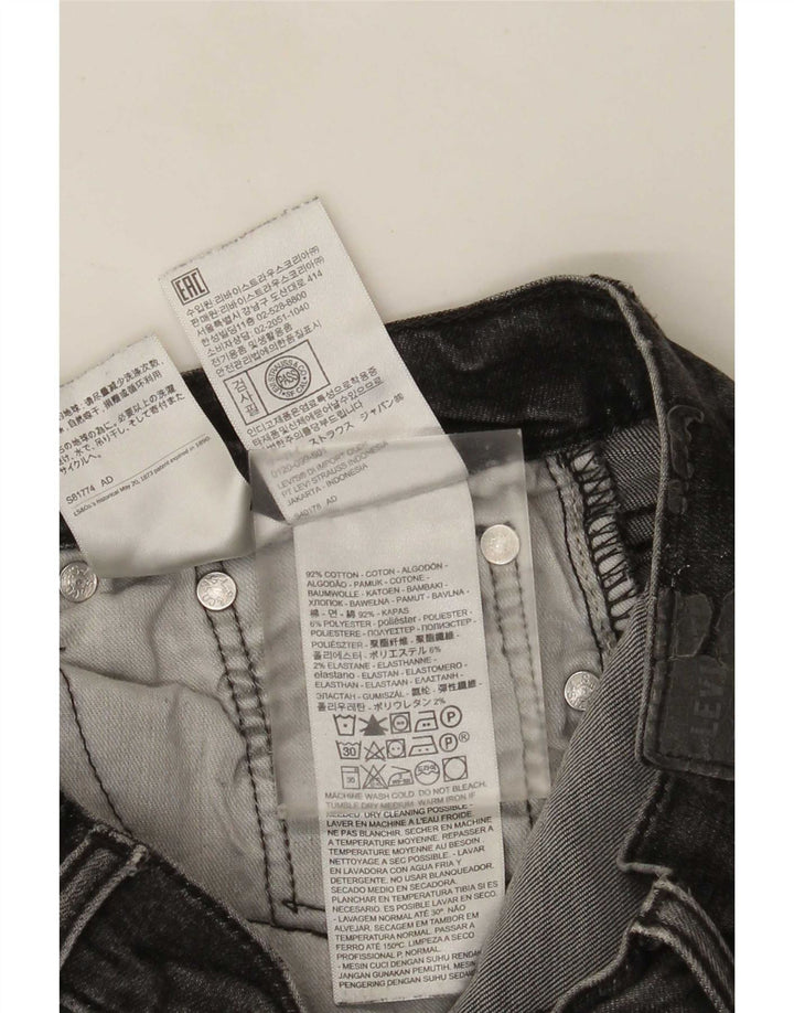 Levi's Masculino 511 Slim Jeans W30 L32 Cinza Algodão