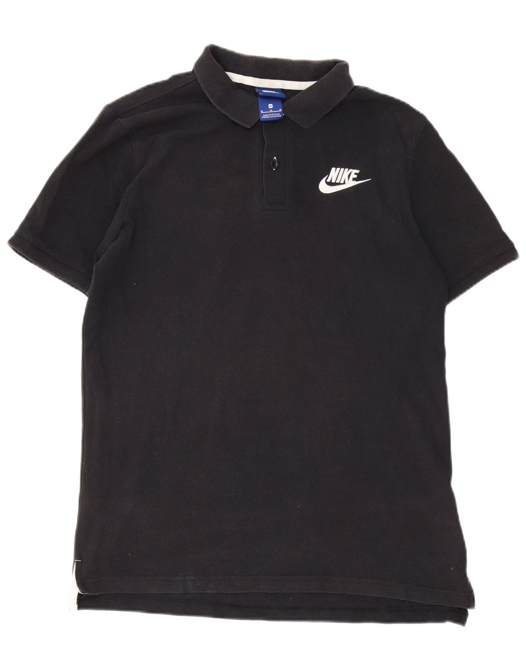 Polo NIKE da uomo in cotone nero medio