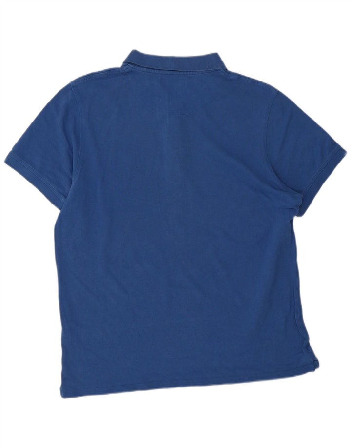Lyle & Scott Mens Polo Shirt XL Blue Cotton