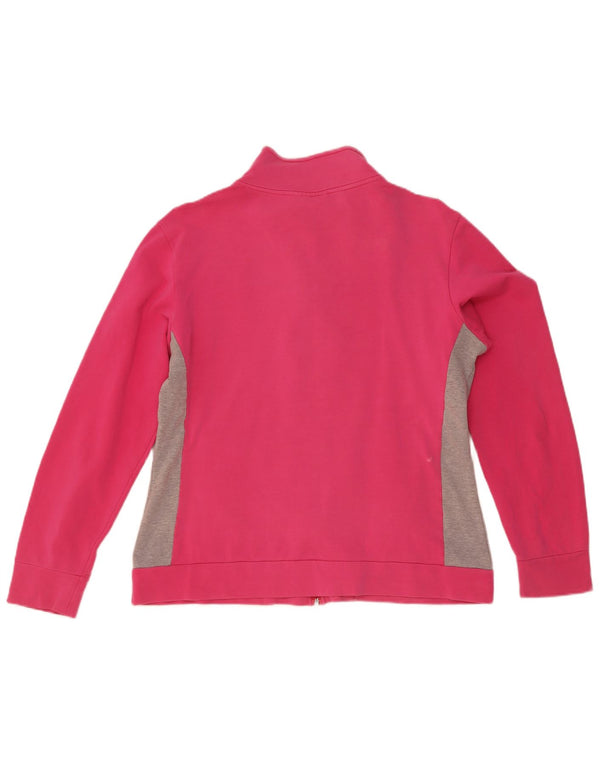 Giacca da tuta da donna Ellesse UK 18 XL Cotone color block rosa