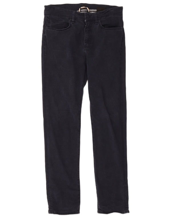 Hugo Boss Mens Slim Jeans W31 L32 Navy Blue Lyocell