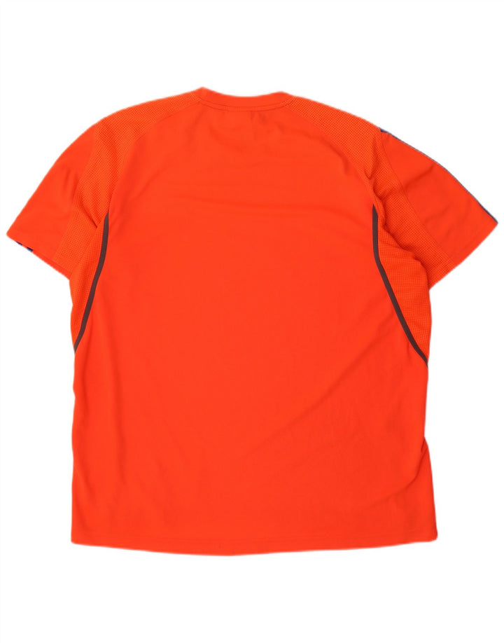 Tricou bărbați ADIDAS Top mare poliester portocaliu