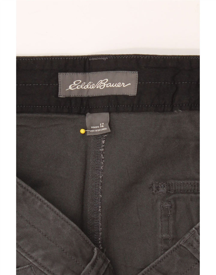 EDDIE BAUER Womens Cargo Shorts US 12 Large W36  Black Cotton Vintage Eddie Bauer and Second-Hand Eddie Bauer from Messina Hembry 