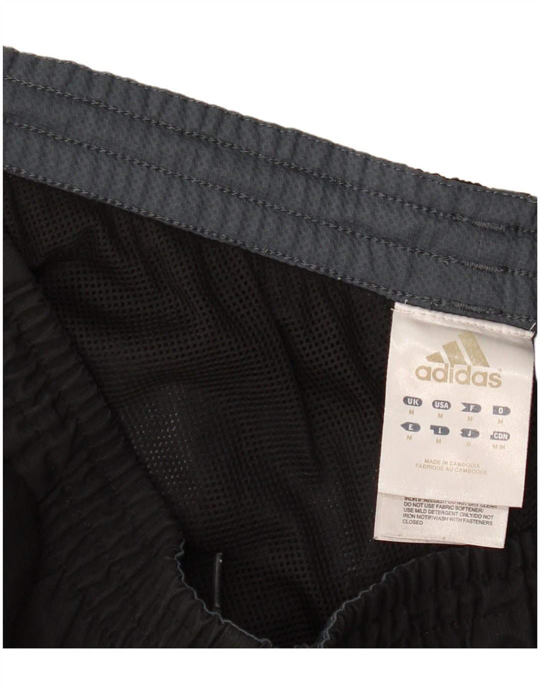Adidas Mens Climalite Tracksuit Trousers Joggers Medium Black Polyester