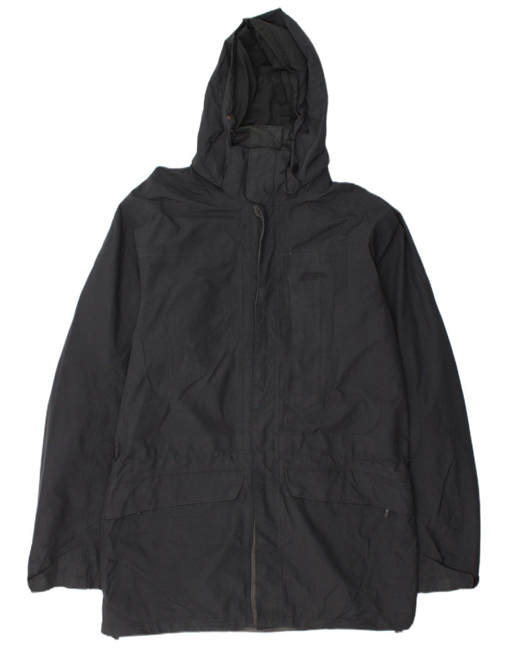 Mountain Equipment Mens Tall Hooded Rain Jacket UK 38 Medium Navy Blue