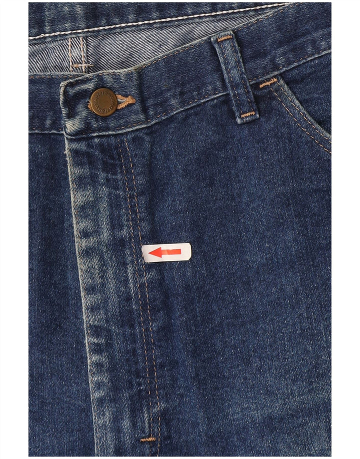 Wrangler herre cropped jeans W40 L24 blå bomuld