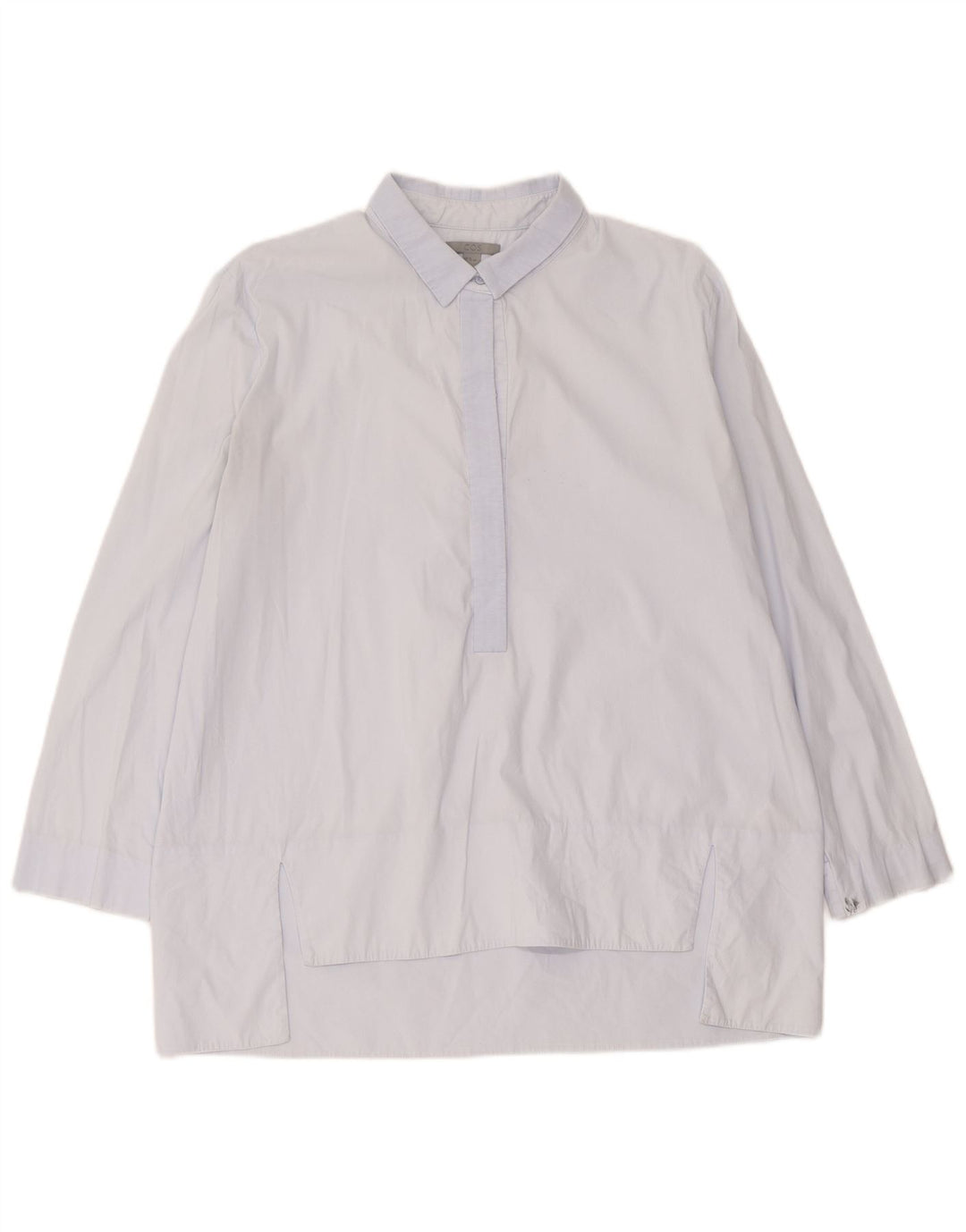 Cos Dame Pullover Shirt EU 44 XL Blå Bomuld
