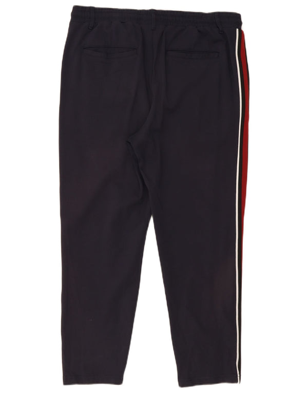 Pantaloni da tuta da uomo Jack & Jones Large in viscosa color block blu navy