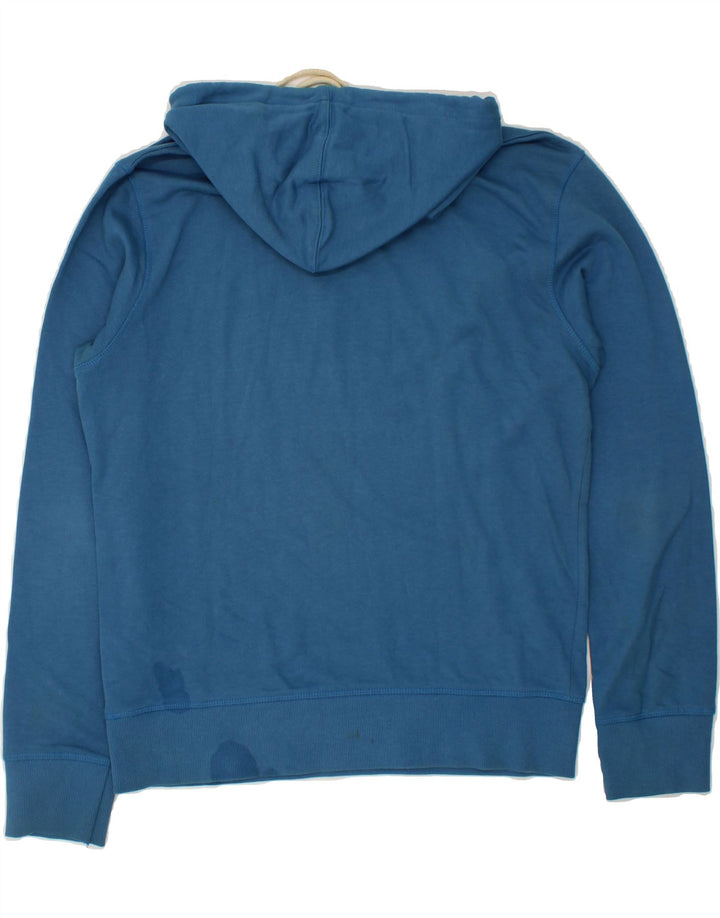 JACK & JONES Mens Graphic Hoodie Jumper Large Blue Cotton Vintage Jack & Jones and Second-Hand Jack & Jones from Messina Hembry 