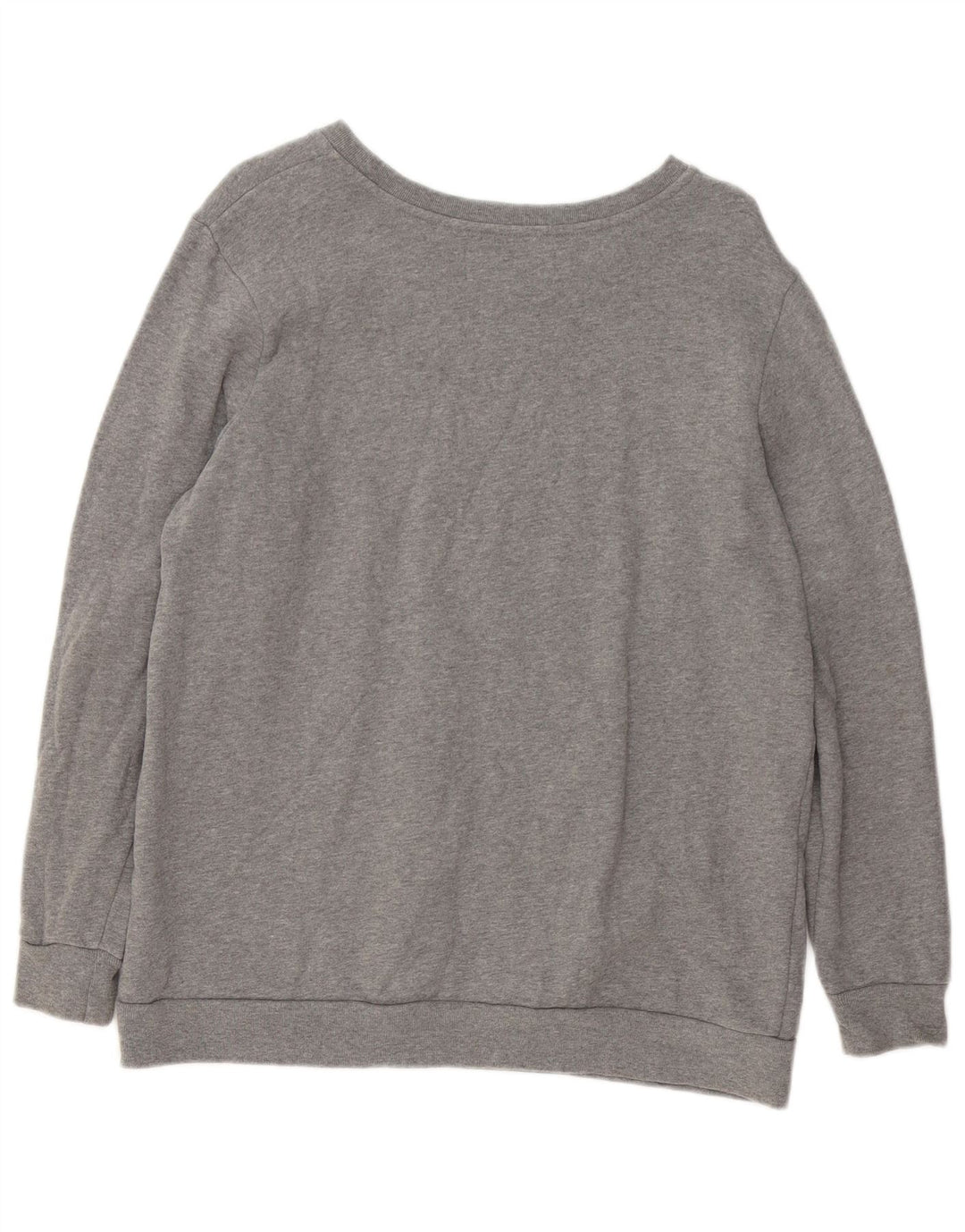 Calvin Klein Jeans Womens Sweatshirt Jumper UK 14 Medium Grey Flecked