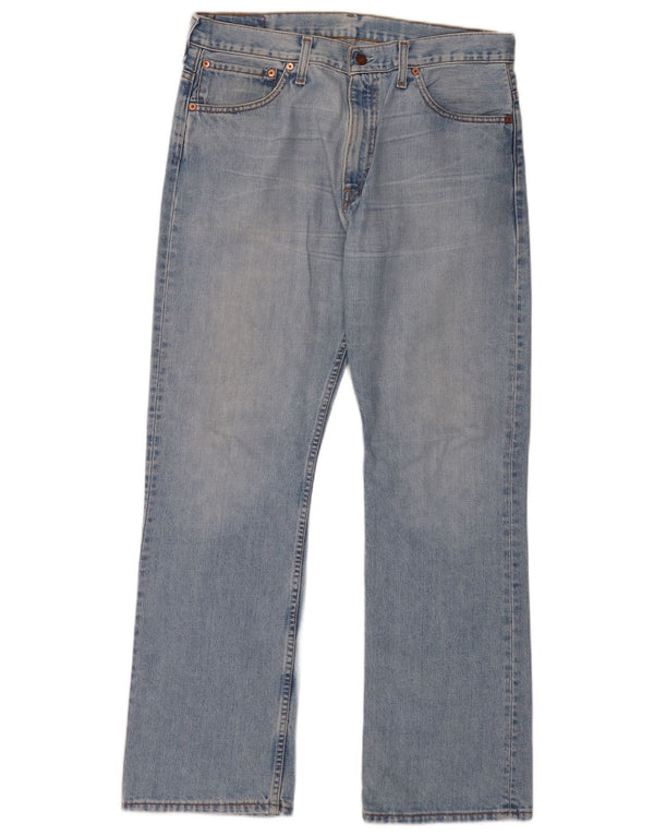 Levi's Uomo 507 Jeans Bootcut W36 L34 Cotone Blu
