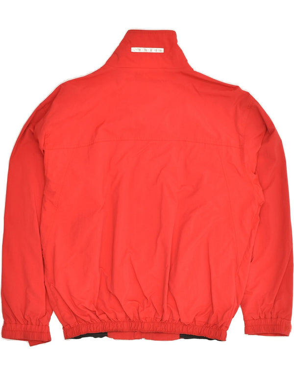 SLAM Bomber grafico oversize da donna UK 8 piccolo nylon rosso