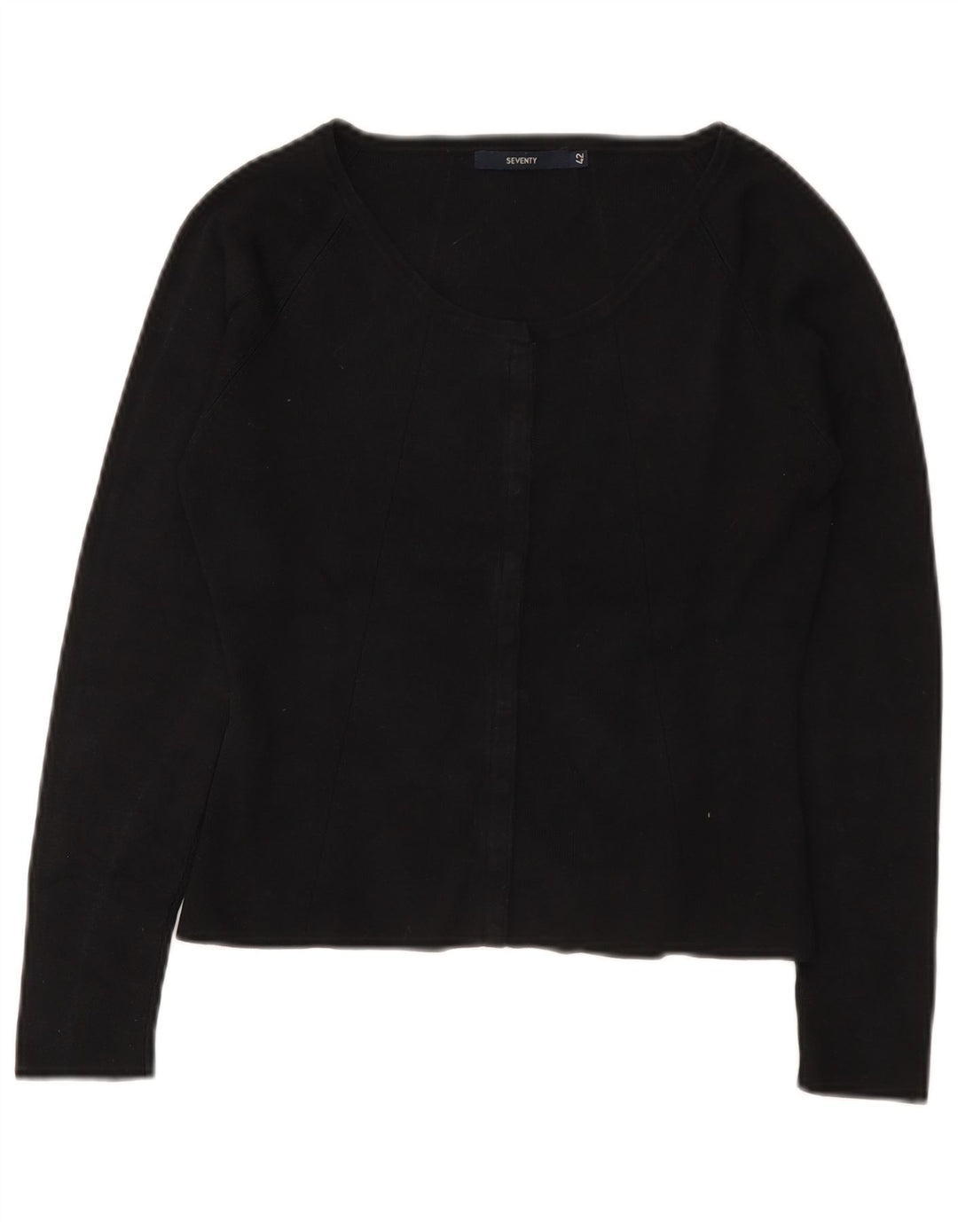 Seventy Pulover Crop Cardigan pentru Femei IT 42 Medium Black Silk