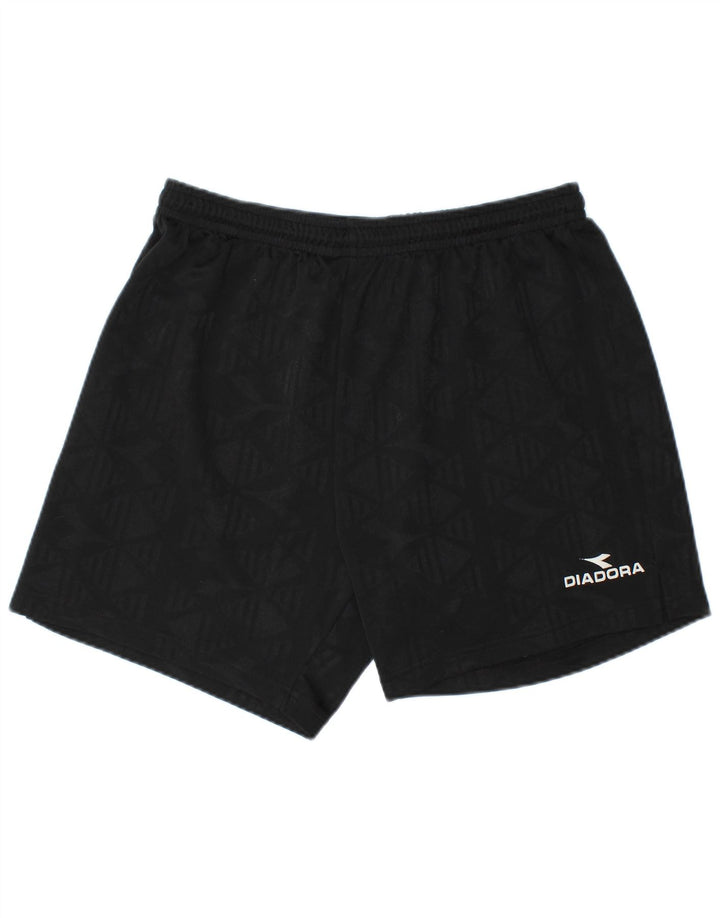 Diadora Mens Sport Shorts XL  Black Geometric