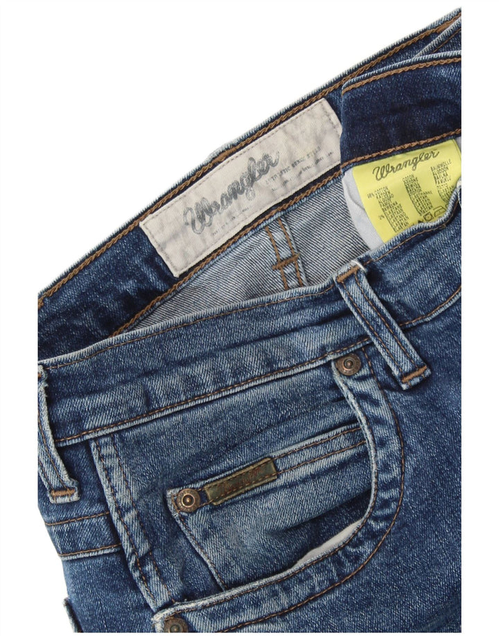 WRANGLER Mens Straight Jeans W32 L33  Blue Cotton