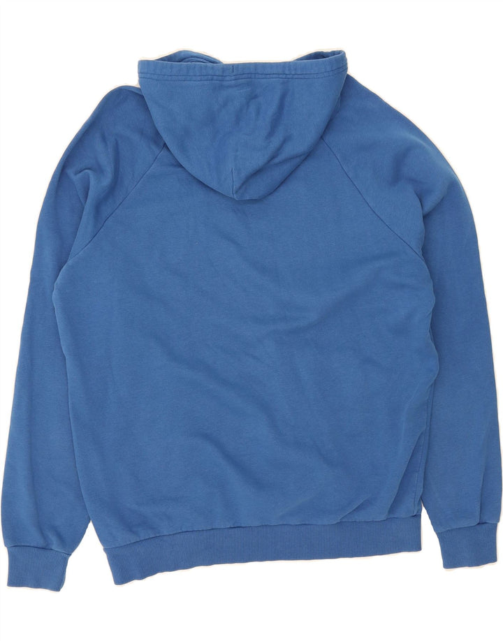 UNDER ARMOUR Mens Hoodie Jumper Medium Blue Cotton Vintage Under Armour and Second-Hand Under Armour from Messina Hembry 