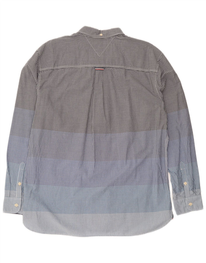 Tommy Hilfiger Mens Regular Fit Shirt 2XL Multicoloured Gingham Cotton