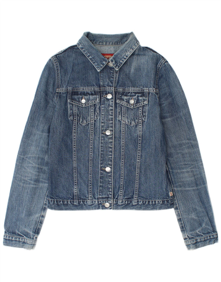 Giacca in denim da donna Carrera UK 12 cotone blu medio