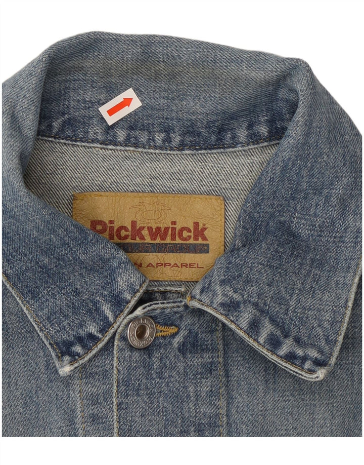 Giacca in denim da uomo Pickwick UK 38 cotone blu medio