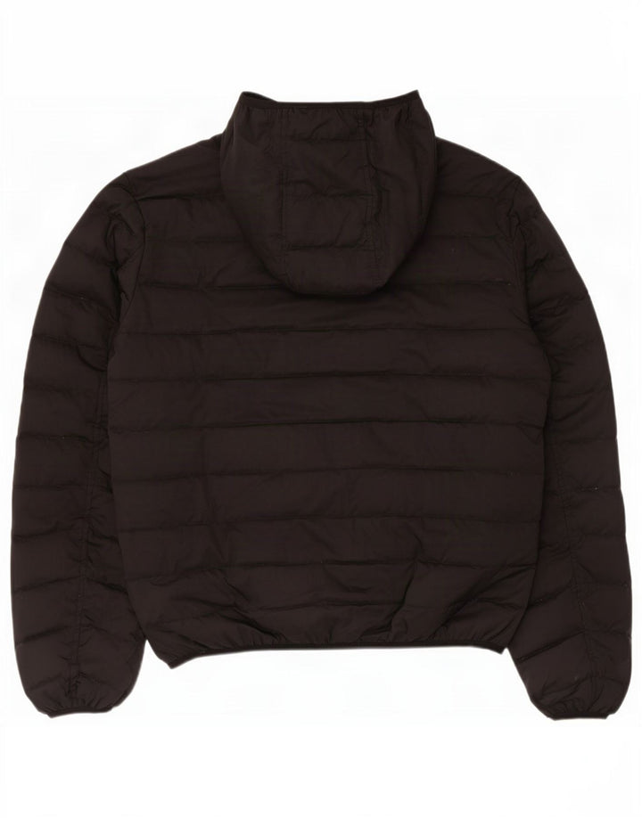 Diesel Veste matelassée à capuche pour hommes UK 42 XL Noir Polyester