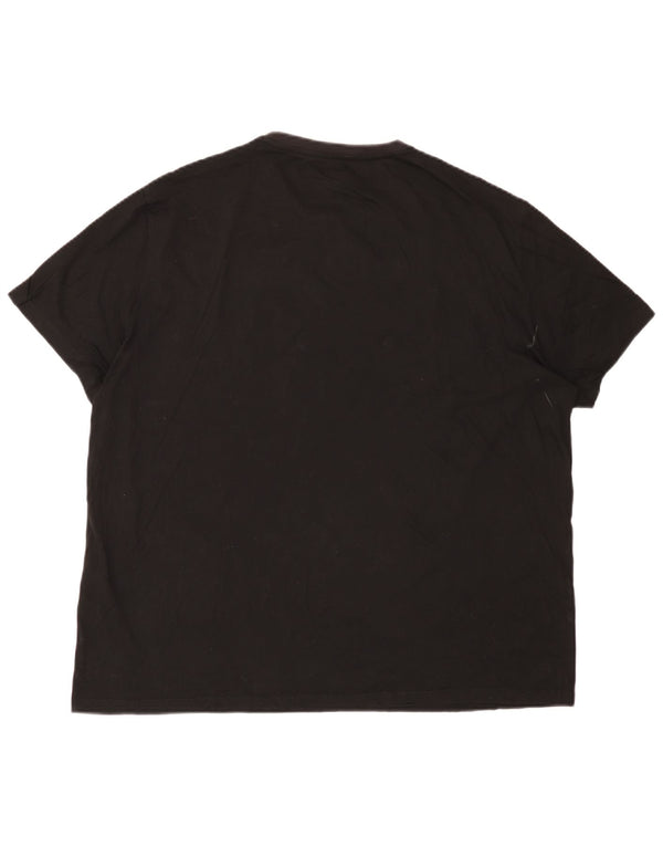 Armani Exchange Mens Regular Graphic T-Shirt Top 2XL Black