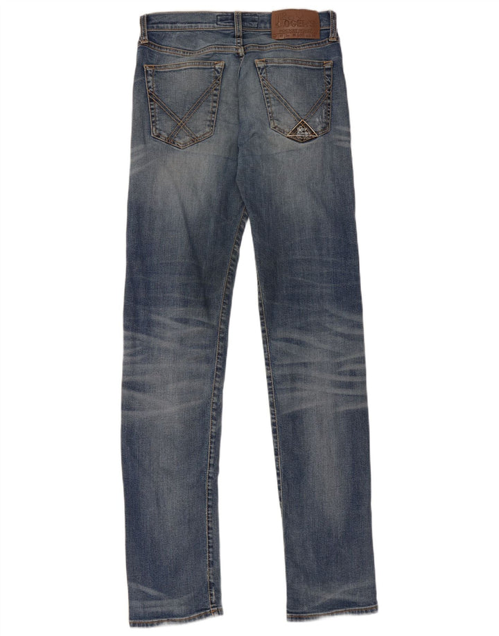 Roy Rogers Womens Straight Jeans W29 L33 Blue Cotton
