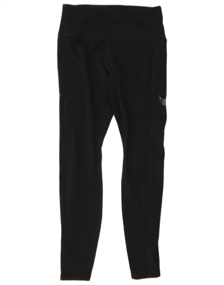 Leggings Nike Dri Fit da donna UK 8 Small Nero Colourblock Poliestere