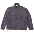 Columbia Mens Fleece Jacket UK 40 Large Navy Blue Polyester