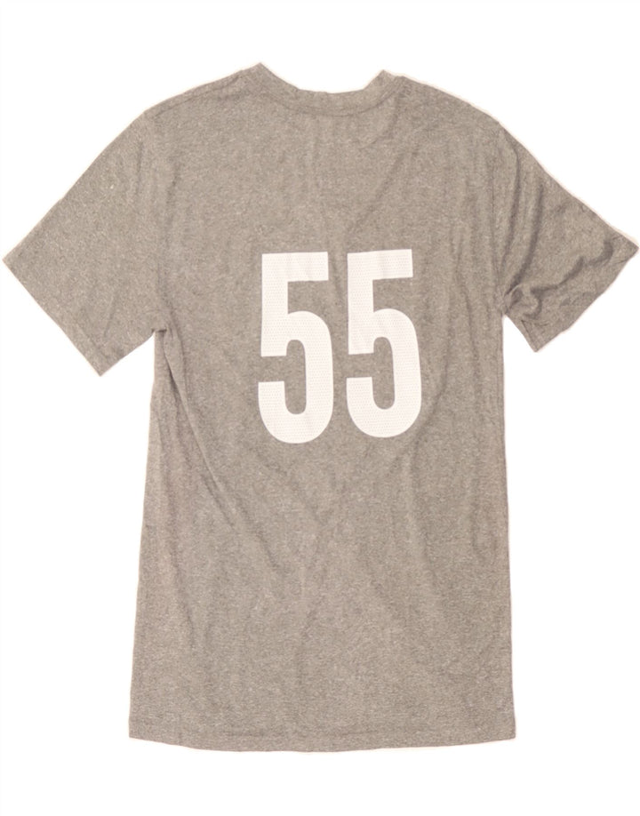 NIKE Mens Dri Fit Graphic T-Shirt Top Small Grey Polyester Vintage Nike and Second-Hand Nike from Messina Hembry 