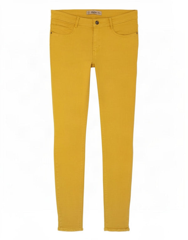 Jeans skinny Trafaluc da donna Zara EU 38 Small W28 L30 Giallo