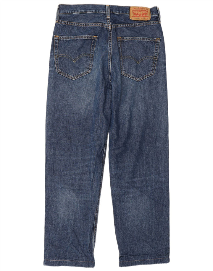 Мужские свободные джинсы Levi's W30 L32 синие, хлопок